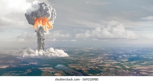 nuclear explosion mushroom cloud 